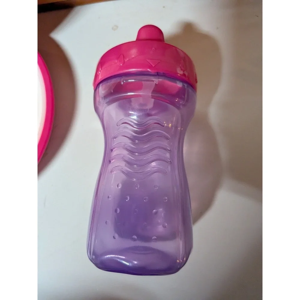 Paw Patrol Kids Feeding Set‎ Skye Marshall 2 Plates Sippy Cup Flower Cutlery Lot